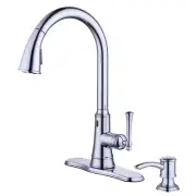 Hemming 1-Handle Touchless Pull down Sprayer Kitchen Faucet with Turbospray, Fas