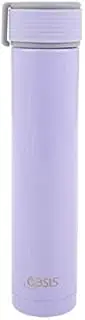 Oasis Skinny Mini Stainless Steel Double Wall Insulated Drink Bottle 250ml Purple