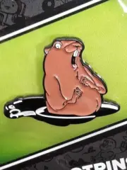 Loot Crate Beaver on Skunk NEW LAPEL PIN 2020 Pinback NIP Funny ~ Ships FREE