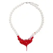 [Ottolinger] Ottolinger Pearl-drop Necklace ONE SIZE SILVER