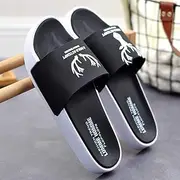 [JSMY] Open Toe Slide Slippers Mens Summer Slippers Summer Household Non-Slip Bath Room Slippers Slide Sandals Strap PVC Upper Soft Sandals (Size : 40/41)