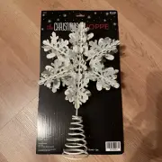 White star christmas tree topper