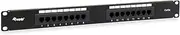 235317 16-Port CAT.5E Unshielded Patch Panel, Black
