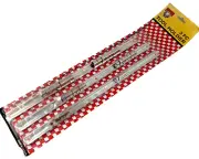 3 Piece Chrome Metal Socket Storage Rails - 1/4in., 3/8",1/2 inch - 15-1/2" Long