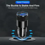 Car Charger Adapter USB QC3.0 Type-C Fast Quick Charging Lighter Cigarette