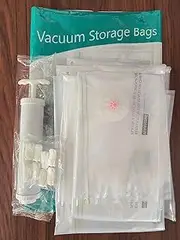 Austral Tradelink 100% Aussie Vacuum Storage Bags - Space Saving for Clothes, Reusable, Airtight, Waterproof - 40×60cm, 50×70cm, 60×80cm, 80×100cm (5 Pieces Each)