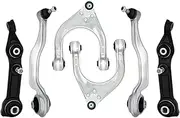 6pcs Front Upper Lower Suspension Control Arm Kits Compatible For Mercedes Benz W211 E350 E550 CLS500 2003 2004 2005-2009