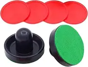kowaku 1 Set Mini Air Hockey Pushers and Air Hockey Pucks, Hockey Paddles Replacement for Game Tables
