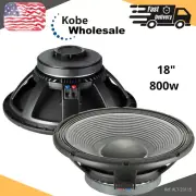 Replacement 18" 8 Ohm PA DJ Speaker 18" SubWoofer Speaker PA 8ohm bass cabinet