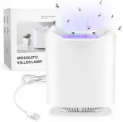 Fly Killer, Mosquito Killer Lamp USB Electric Bug Zapper Quiet UV Fly Catcher Po