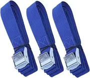 WEKADRIN 3pcs Adjustable Heavy Duty Cargo Tie Down Straps Durable Nylon Lashing Straps for Motorcycles Bicycles and Cars Efficient Securing for Luggage and Cargo Transport