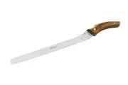 Maserin 2026OL - 26cm Stainless Steel Ham Knife (Olive Wood Handle)