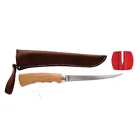 在飛比找蝦皮購物優惠-北海岸釣具 6吋木柄魚刀 (Wooden Handle Fi