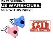 Kids Washable Valve Mask With 2 Filters, 1 Mask Holder and, 2 adjustable straps
