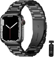 Compatible with Apple Watch Bands 44mm 45mm 49mm 42mm 46mm 40mm 41mm 38mm, Stainless Steel Apple Watch Strap for Women and Men for Ultra 2 1, SE, Series 10 9 8 7 6 5 4 3 2 1(Watch Not Included)