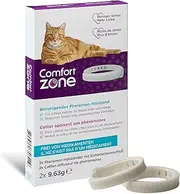 Pheromone Calming Collar for Cats Helps Them Feel Safe and Satisfied, Be Calm and Reduce Stress, Anxiety and Unwanted Behavior, Pack of 2 Collars