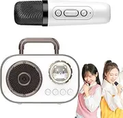 Microphone and Speakers Set, Portable Wireless Speaker with Microphone, Rechargeable Audio Supplies with Long Battery Life for Home Dining Cafe Restaurant