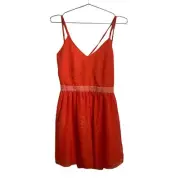 Dolce Vita DV Coral Spaghetti Strap Mini Dress M New