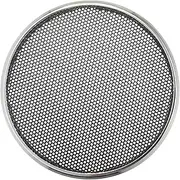 ACROPIX Universal 2" Car Speaker Grills Cover Mesh Round 2 Inch Audio Speaker Subwoofer Guard Protector Case Iron Plating Silver Tone Black - Pack of 1