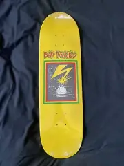 RARE Element x Bad Brains Skateboard Deck Hardcore Punk Banned in DC Black Flag