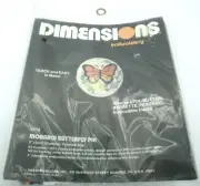 Dimensions Embroidery Kit MONARCH BUTTERFLY PIN No. 6110 VTG 1982