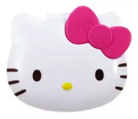 在飛比找Yahoo!奇摩拍賣優惠-【卡漫迷】 Hello Kitty 耳機集線 收納盒 ㊣版 