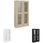 Vitrine Cabinet Engineered Wood Standing Shelf Multi Colours/Sizes vidaXL