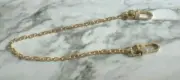 Swivel Hook Chain Extender for Louis Vuitton Bag Extension Clasp LV GOLD 16in