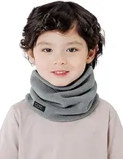 [GOT Sports] Kids Neck Warmer - Polar Fleece Ski Mask for Boys Girls - Double-Layer Scarf (Ages 3-6)