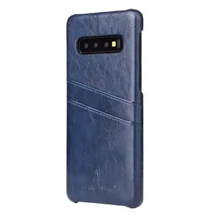 Samsung Galaxy Note10+ Note10 Note9 Note8 皮革保護殼牛皮仿真皮雙插卡手機殼背蓋