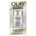 Olay Masks Glow Boost Clay Stick, White Charcoal, 48 g
