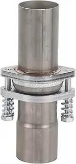 XTevu Quick Fix Flange, Flange Spring Bolting Repair Pipe Kit Universal Stainless Steel Exhausts Flange Kit Quick Fix 2.25in ID to 2.25in OD