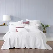 Bianca Cordelia Bedspread Set White