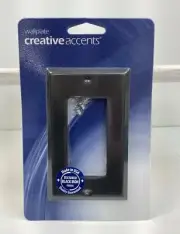 Creative Accents Lighting Plate Rocker Switch Wall Plate - Black Iron 9BI117