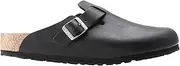 [Birkenstock] Men's Boston Vintage Bold Grip Sandals, Black, 9 Medium US