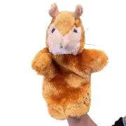Kid Animal Hand Puppet Children Toy Brown Squirrels Kindergarten Show Props Gift