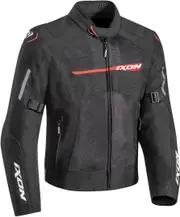 Ixon Raptor Jacket, black-red, Size 3XL for Men Black Red