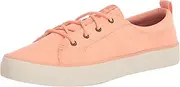 [Sperry] Women's Crest Vibe SEACYCLED Boat Shoe, Peach, 11