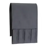 HUJI High Quality Black TV Remote Control Pocket Organizer Holder Caddy