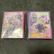 Lot 2 Klara &Avery Pikachu Card Sleeves Set Pokemon Deck Shield Pro 64 JPN