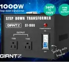 1000W 240V-110V Step Down Stepdown Transformer Efficiently Voltage Converter