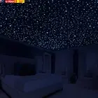 808 PCS Glow in the Dark Stars for Ceiling, Glowing Wall Decals Decor Stickers,(