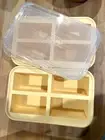 Super Ice Cube Tray X 4 Portions Big Silicone Freezing Mold with Lid 1 Cup