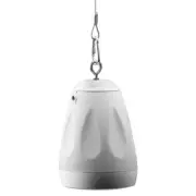 4" Pendant Speaker IP66 Rated, Hanging or Landscape, 8 Ohm/70V Tap, White