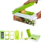 Vegetable Chopper 13 in 1 Multifunction Onion Chopper Dicer, Spiralizer for Vegg