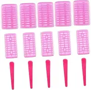 SAFIGLE 18-piece Hair Curler Set Women's Styling Clips Bangs Hair Rollers Plastic Rollers