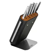 Global Hiro 7pc Knife Block Set 7 Piece - Black