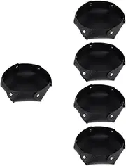 Hohopeti 5pcs Dice Tray Collapsible Storage Box Toy Storage Pu Material Portable Dice Box
