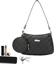 Underarm Purse | Shoulder Bags PU Leather Diagonal Pattern For Women,Underarm With Small Bag Shoulder Bag For Travel