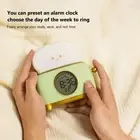 Date Temperature Display Alarm Clock Bedside Table Clock for Student Children
